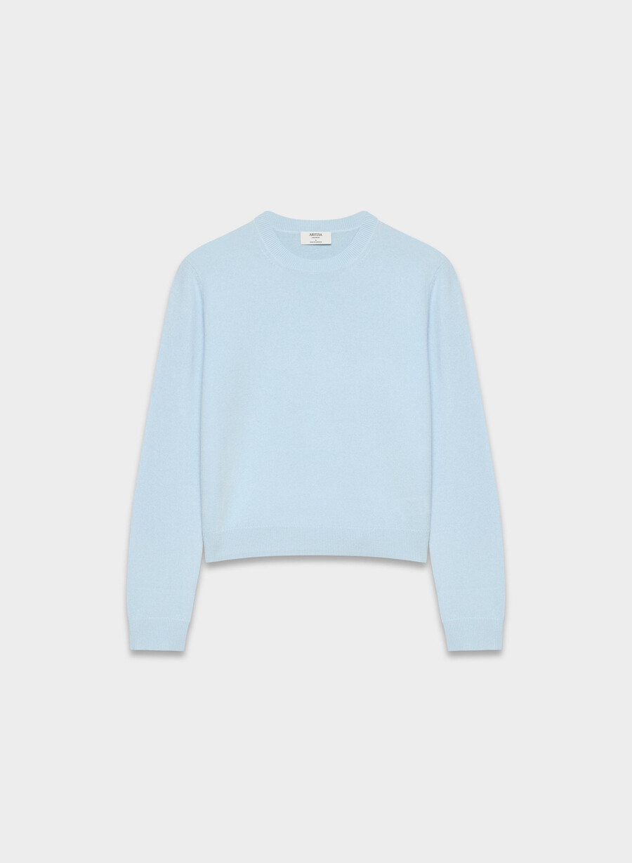 bare cashmere touchstone sweater villa blue