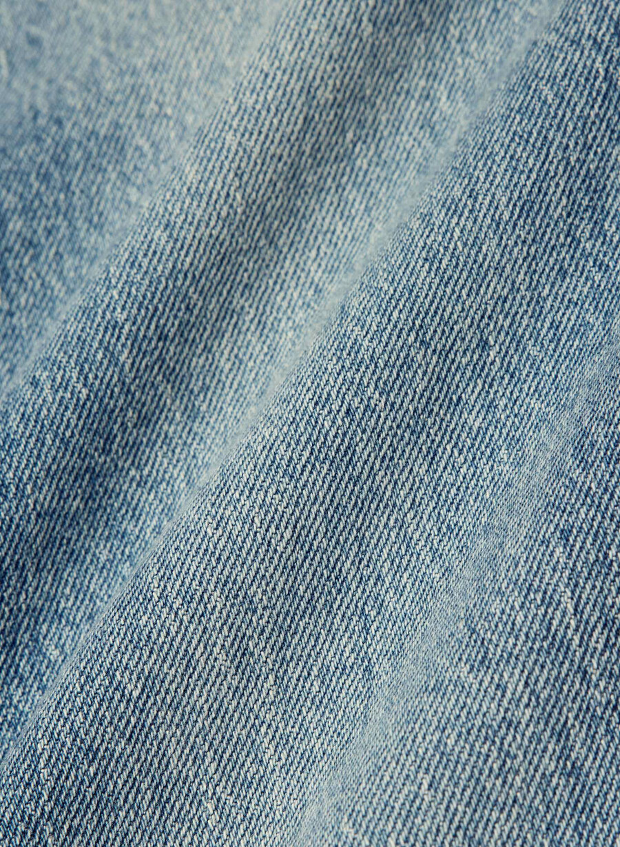 denim forum remy curve-fit hi-rise wide jean vintage medium blue