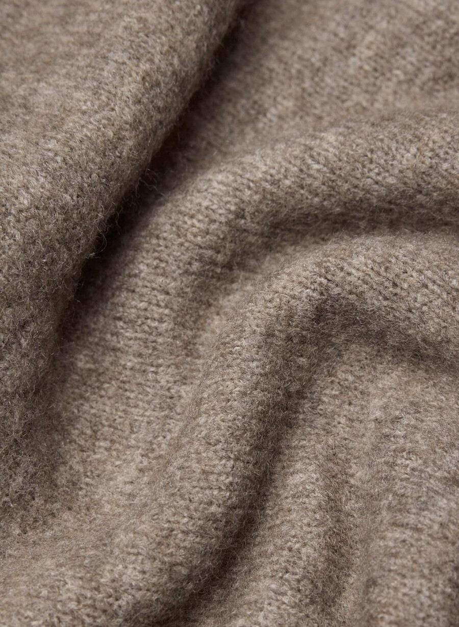 softspoke rhoda sweater heather nomad taupe