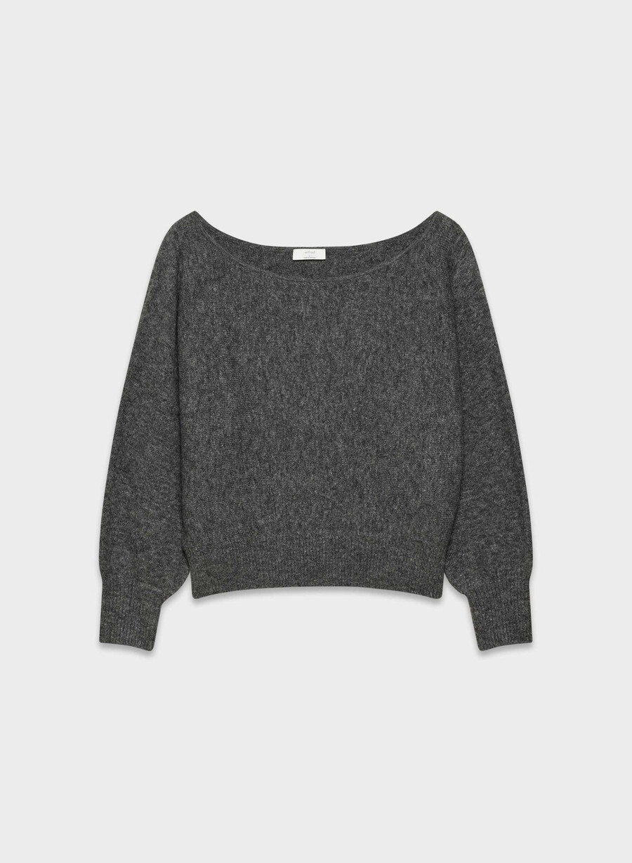 softspoke rhoda sweater heather dark grey