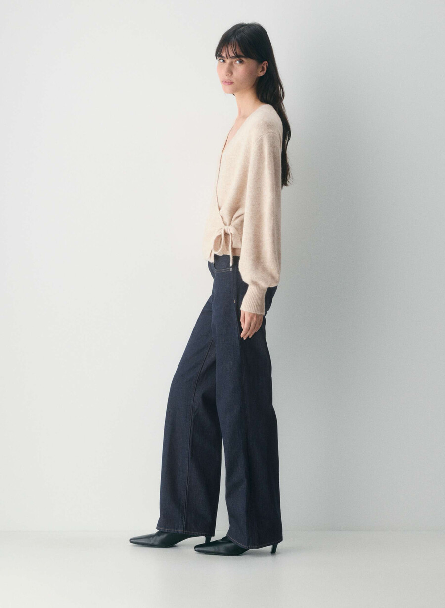 softspoke cassidy sweater heather light oatmeal