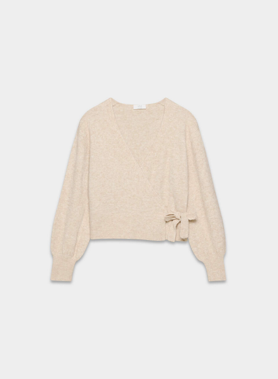 softspoke cassidy sweater heather light oatmeal