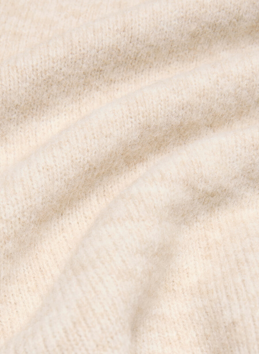 softspoke cassidy sweater heather light oatmeal