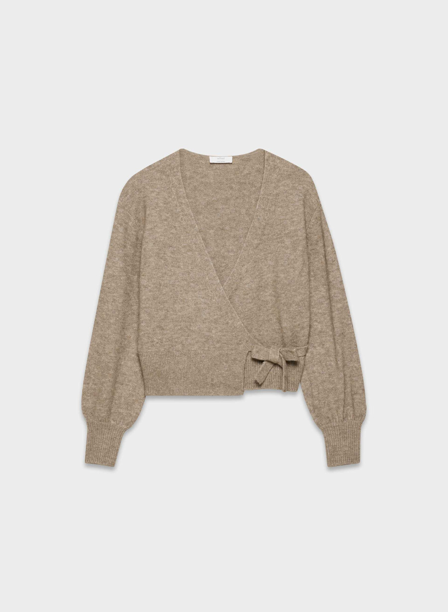 softspoke cassidy sweater heather nomad taupe