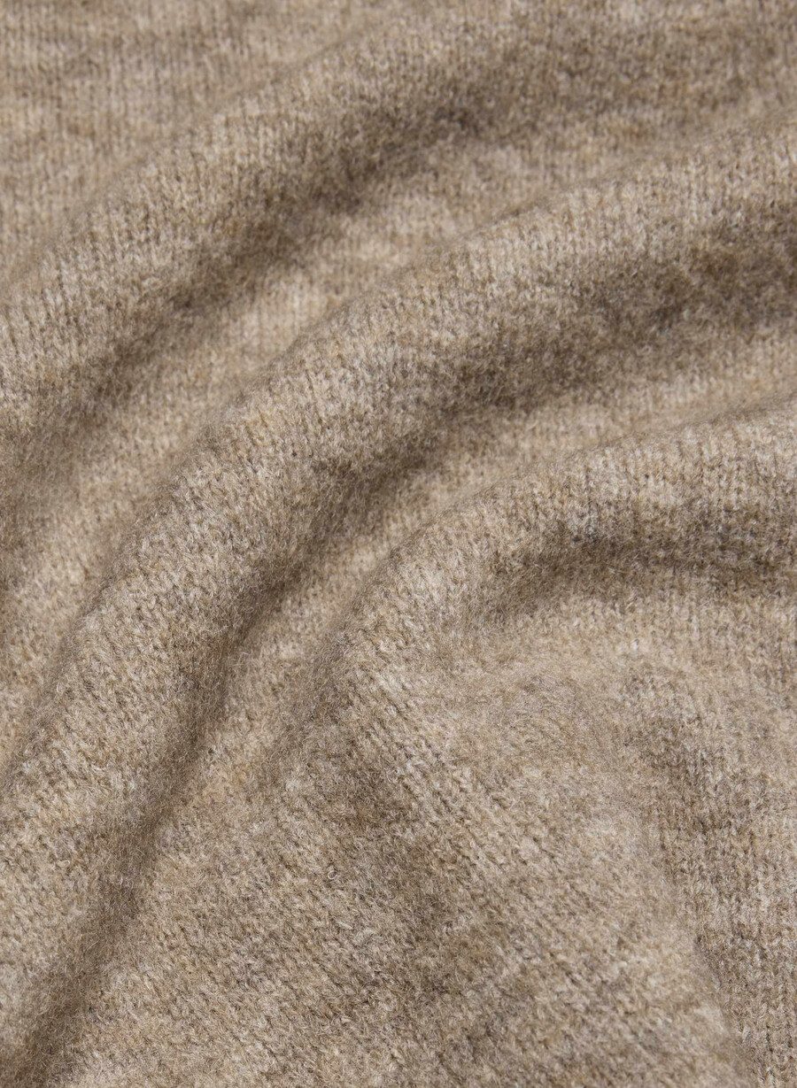 softspoke cassidy sweater heather nomad taupe