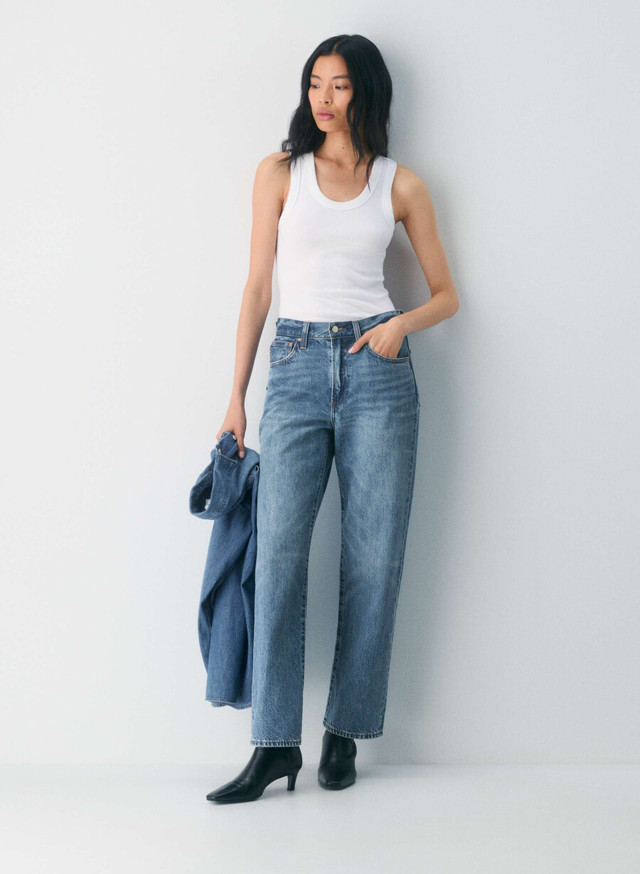 denim forum the 90s marlo hi-rise baggy jean 5 yrs kiss n tell bl