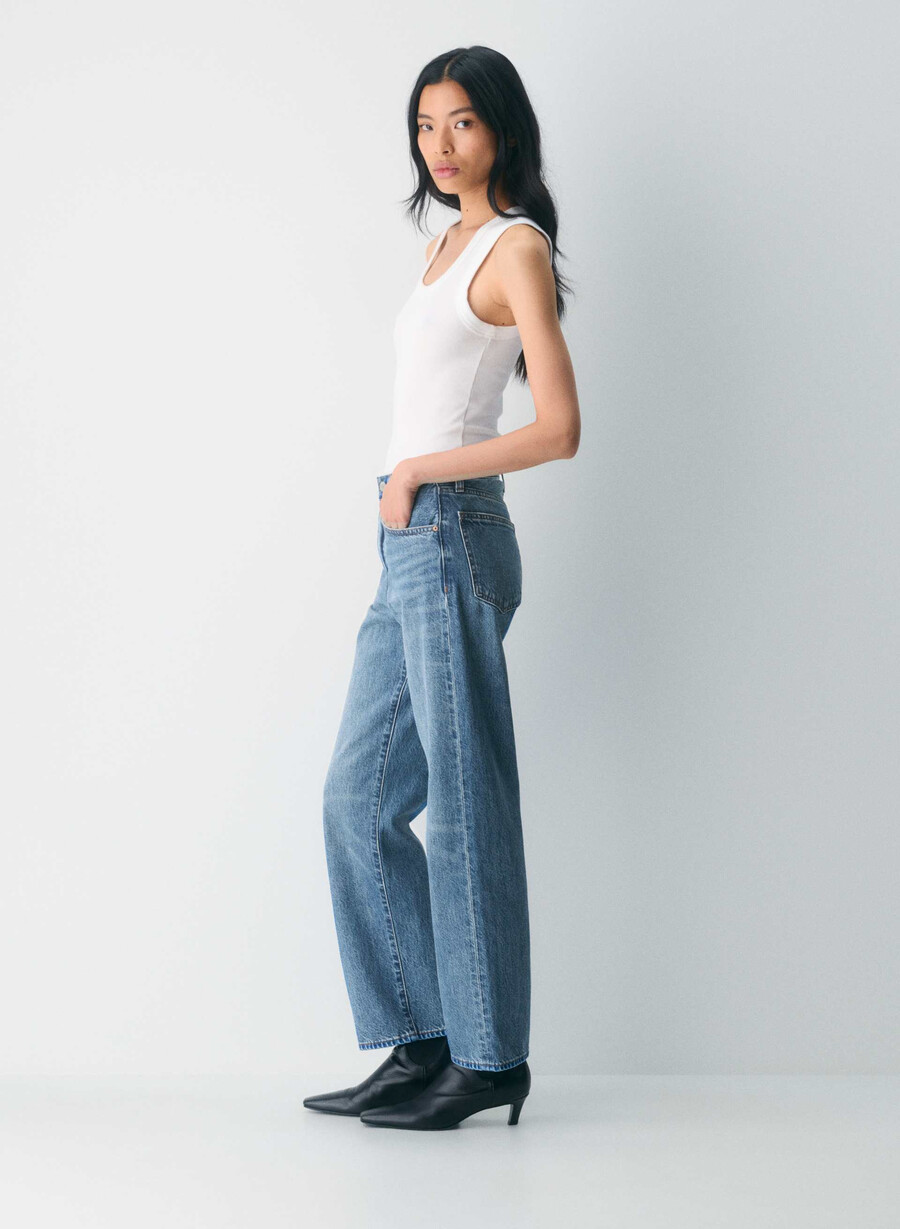 denim forum the 90s marlo hi-rise baggy jean 5 yrs kiss n tell bl