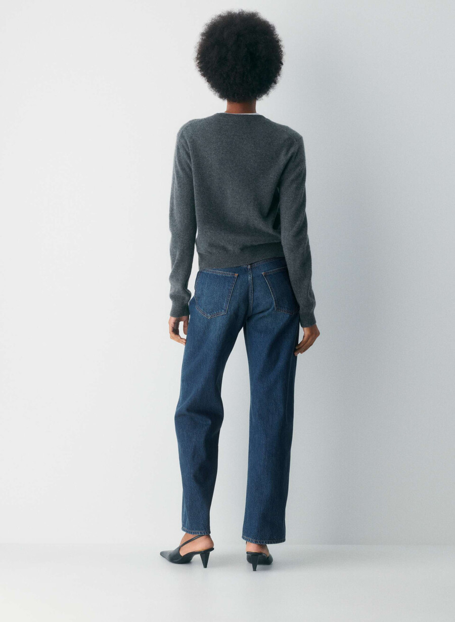 denim forum the 90s marlo hi-rise baggy jean be about dark bleu