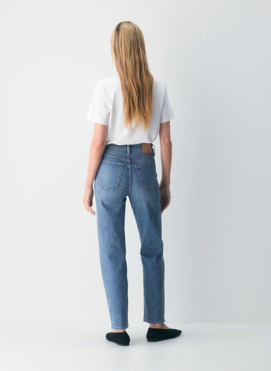 denim forum the arlo hi-rise straight jean 5 yrs kiss n tell bl