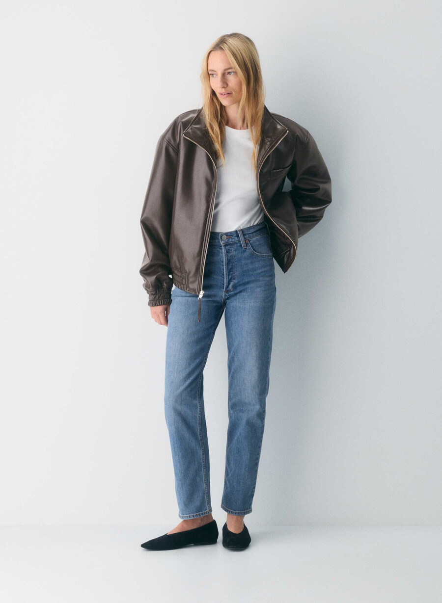 denim forum the arlo hi-rise straight jean 5 yrs kiss n tell bl
