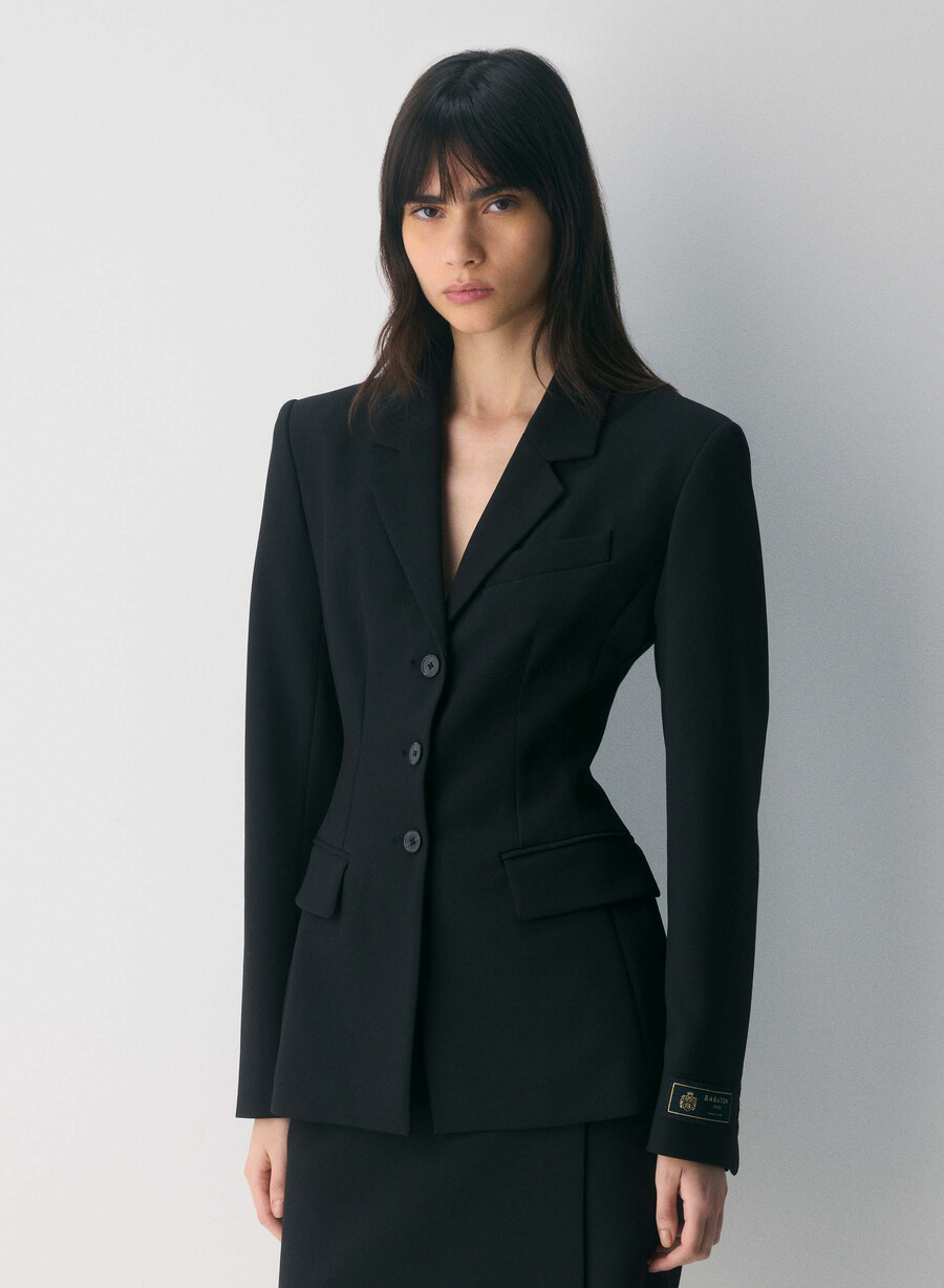 standout blazer - ressential black