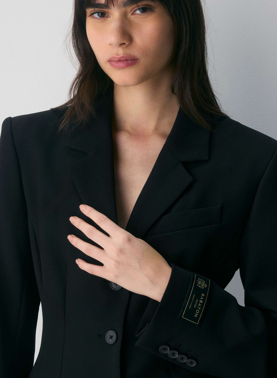 standout blazer - ressential black