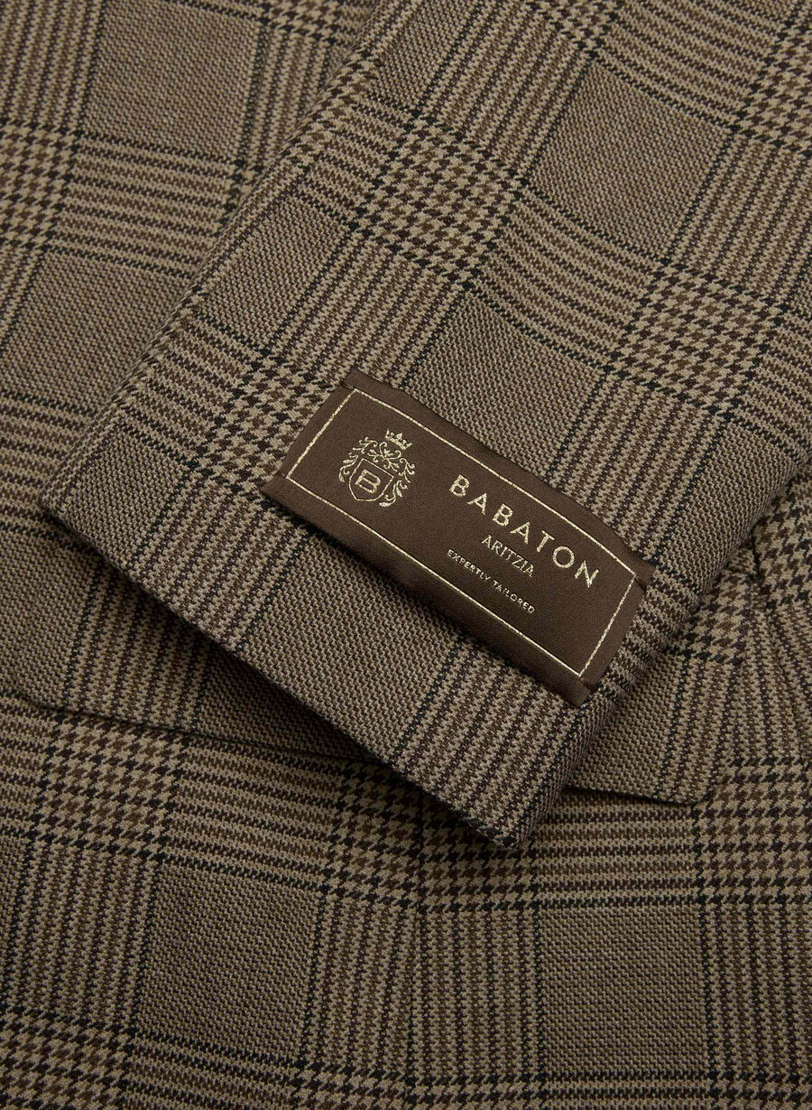 standout blazer - ressential tyson chk browntaup