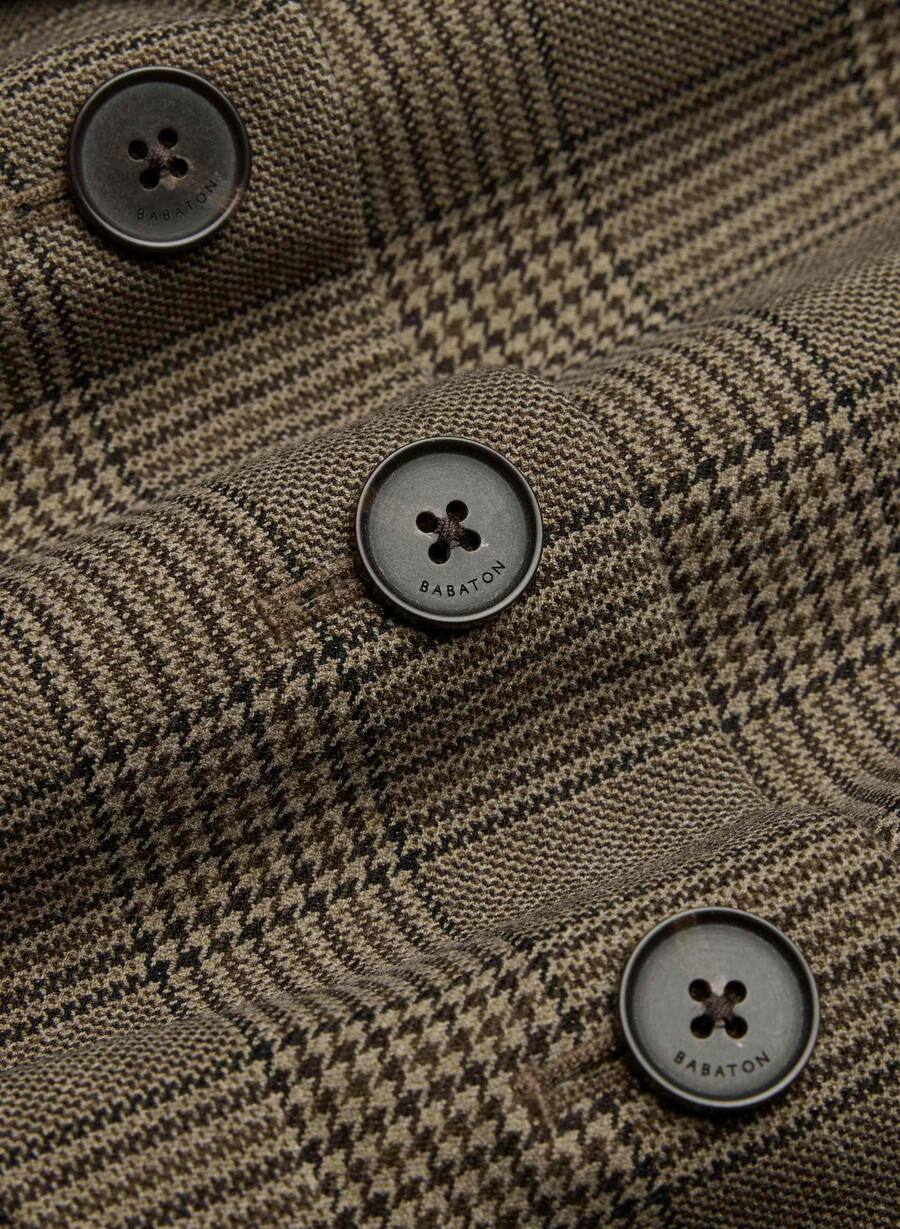 standout blazer - ressential tyson chk browntaup
