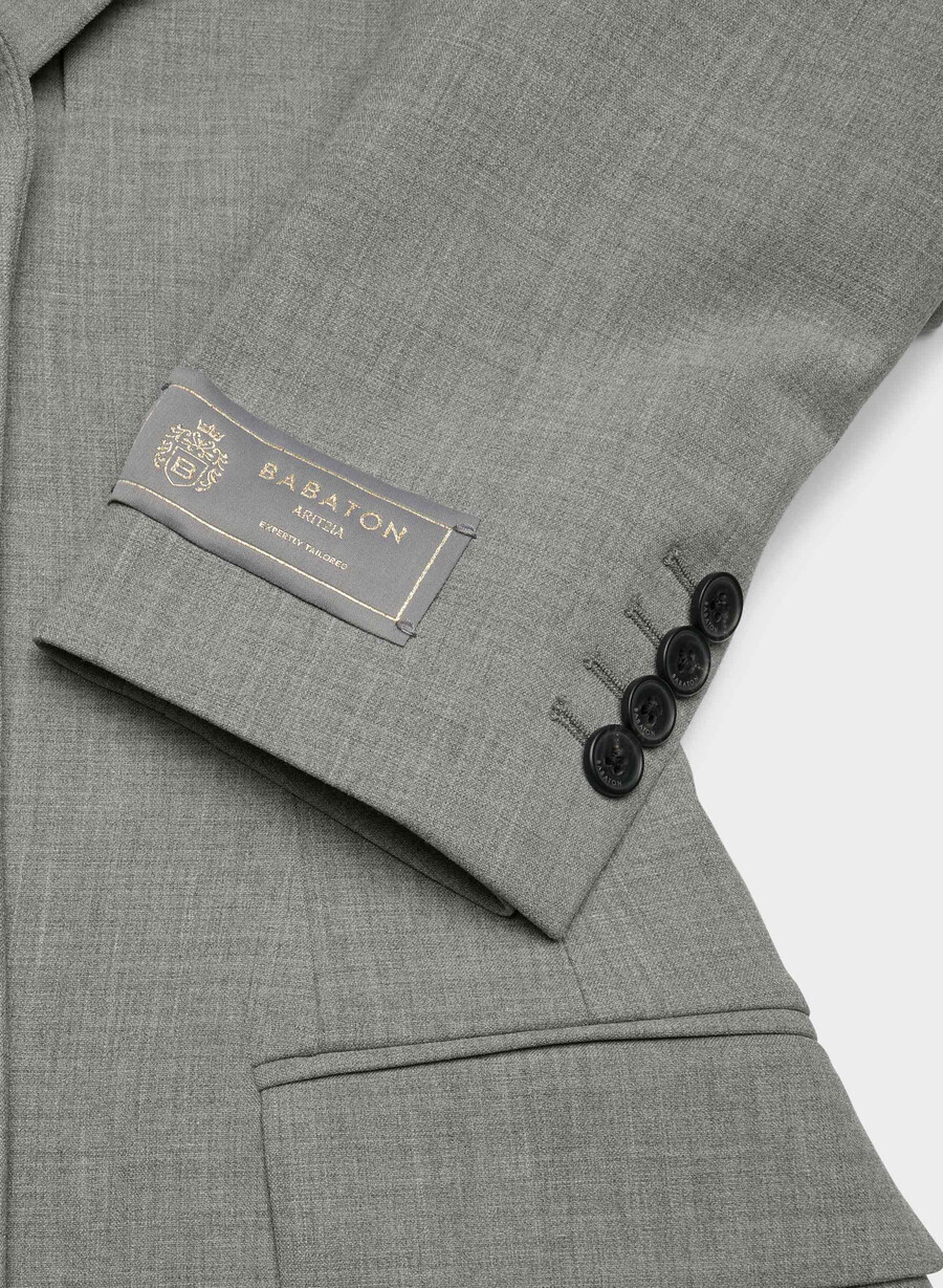 standout blazer - ressential heather dark grey