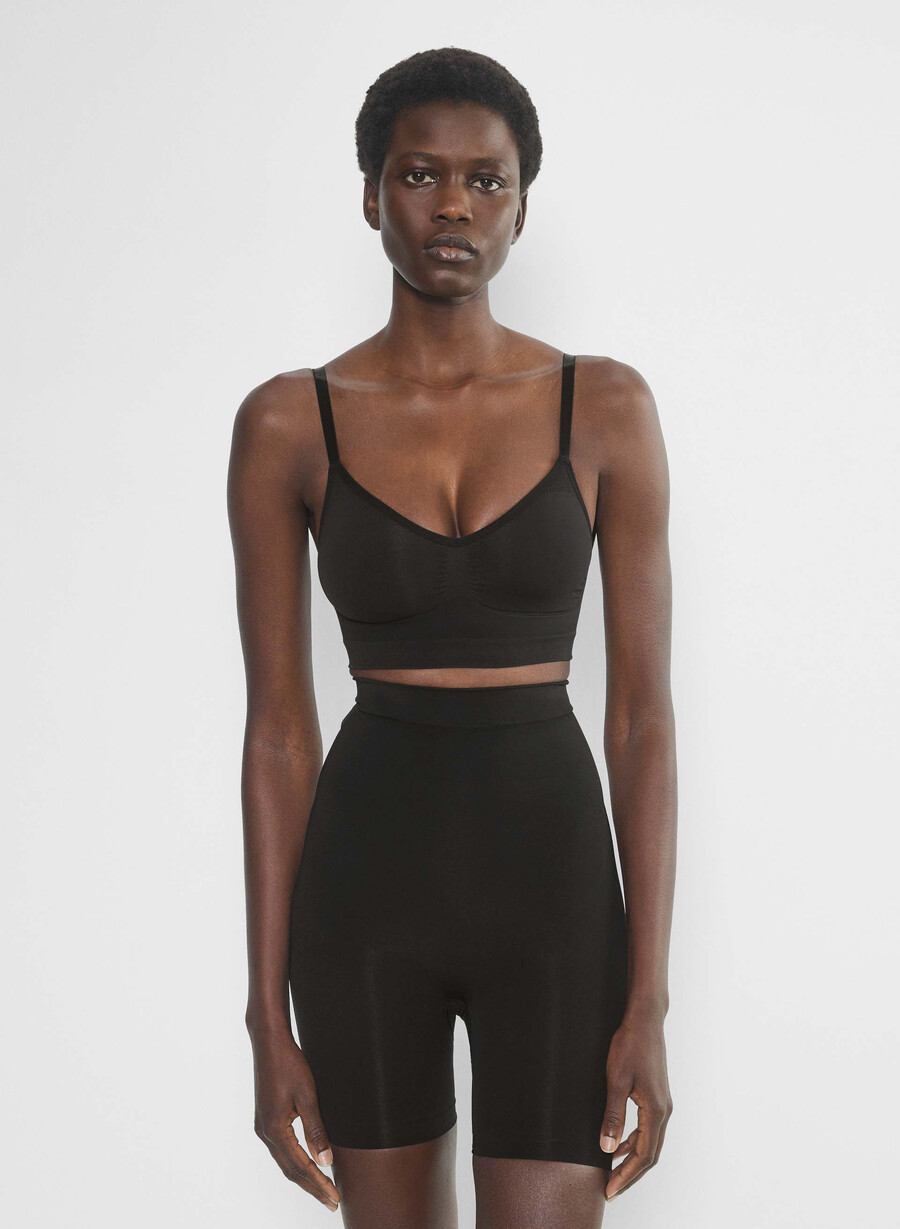 shapeenhance scoop bralette black
