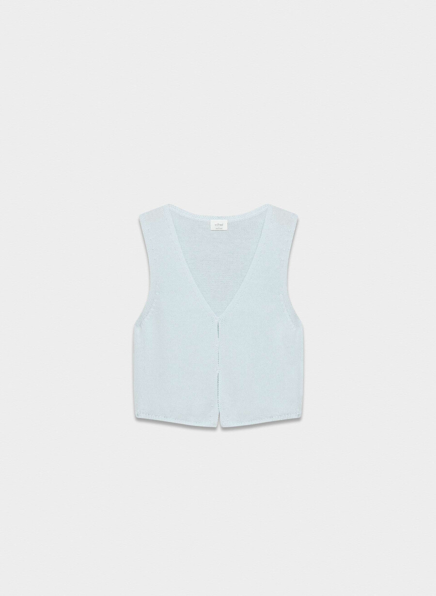 basque sweater vest glimmer