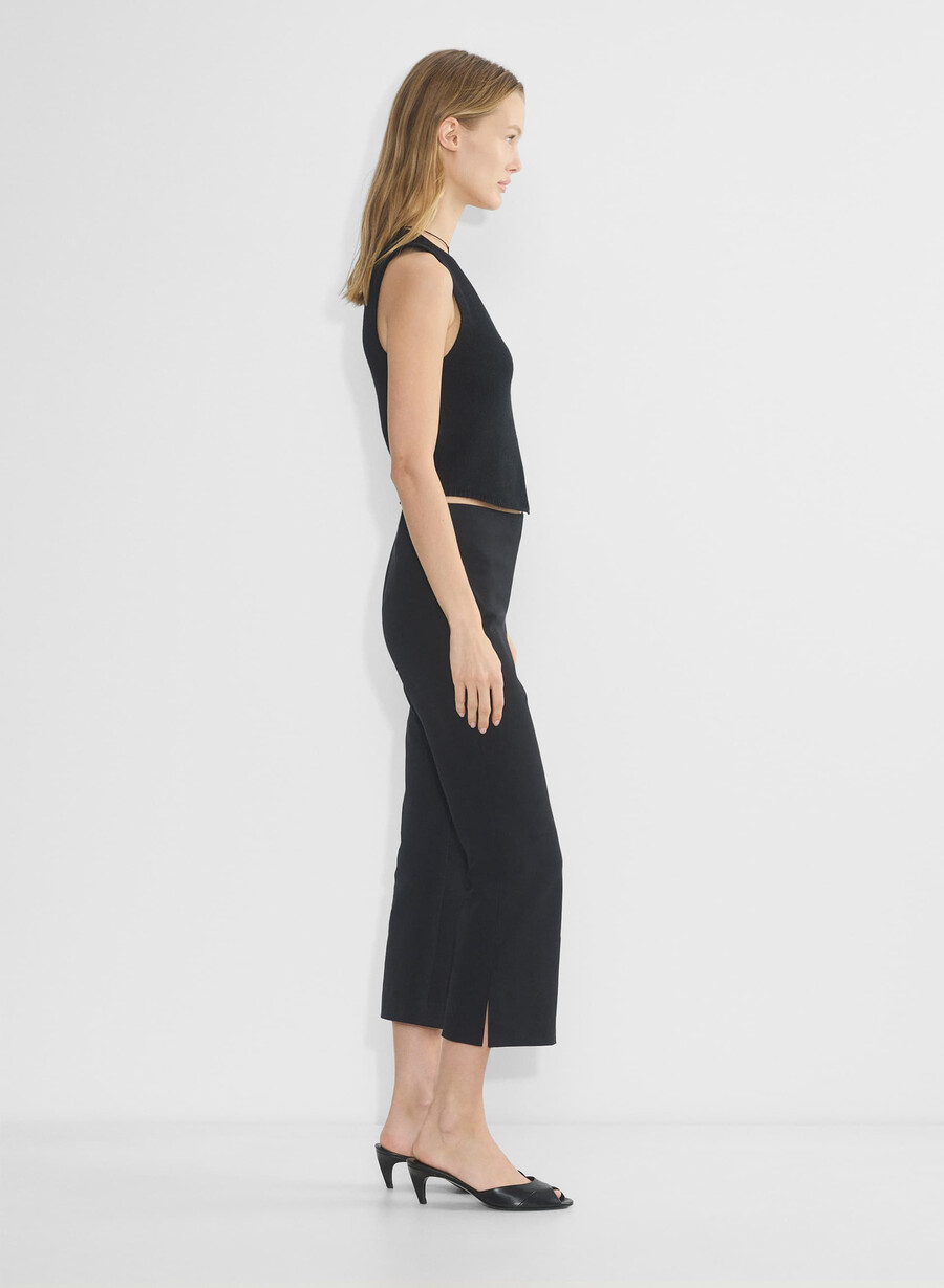 basque sweater vest black