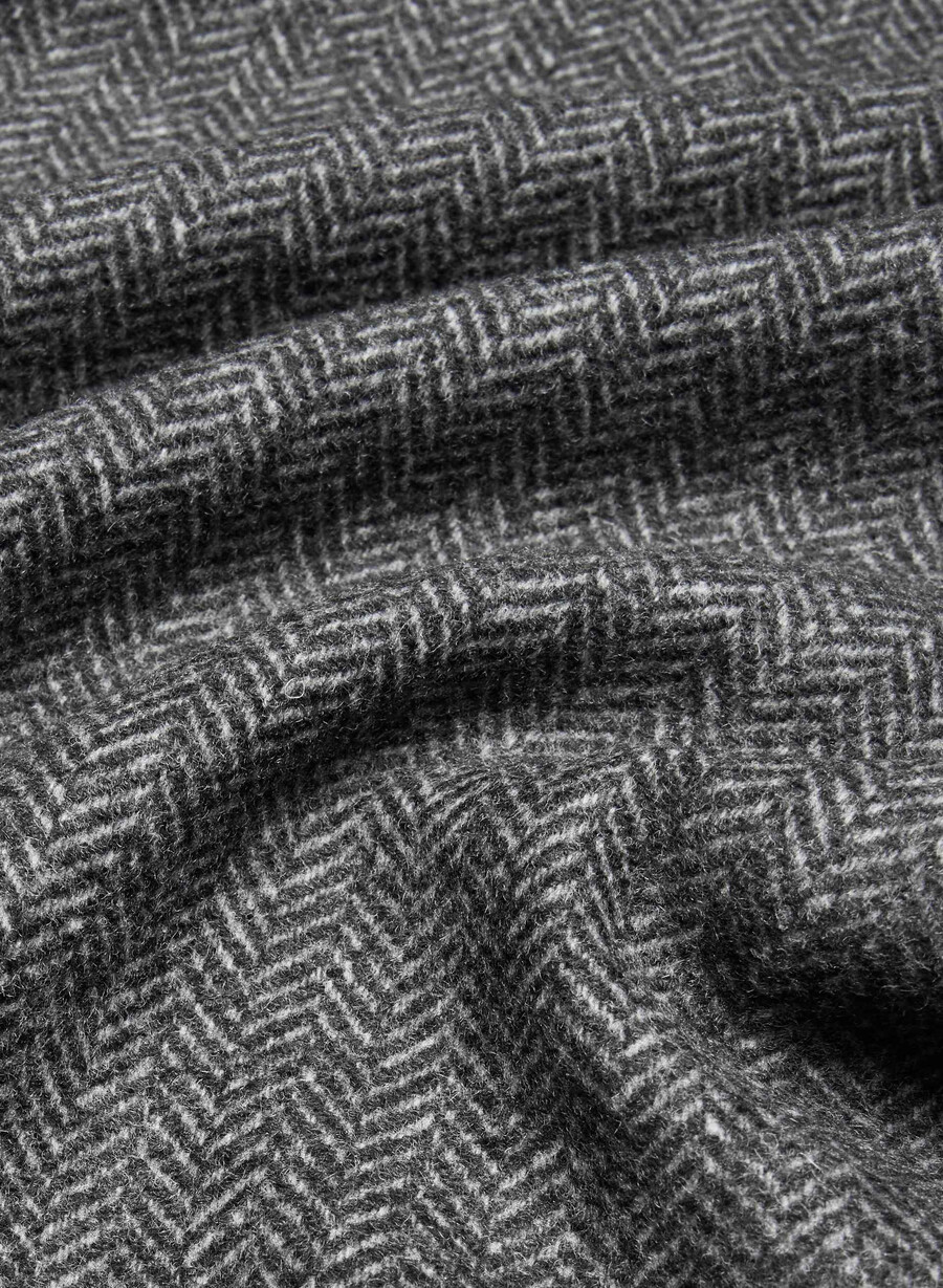 agency pant - precision wool chaney blackgrey