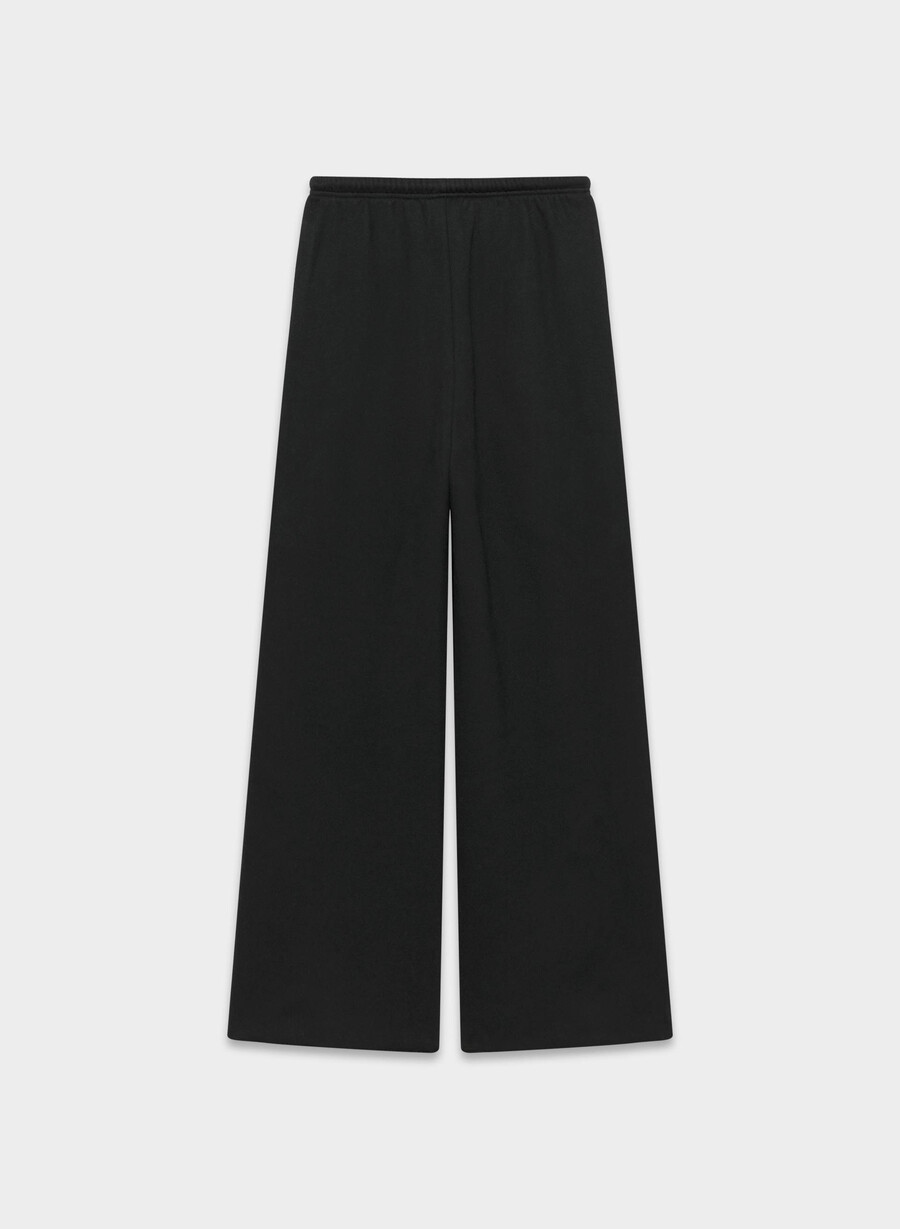 cozy sweatfleece mega flutter sweatpant black