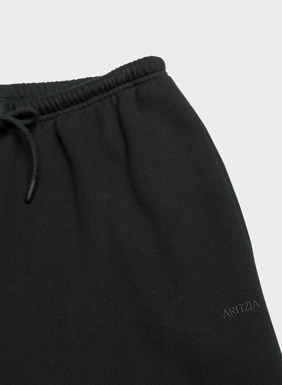 cozy sweatfleece mega flutter sweatpant black