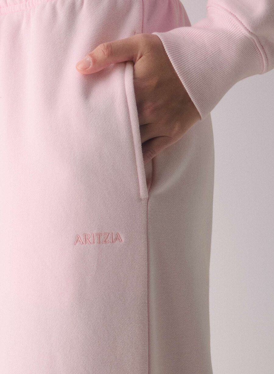 cozy sweatfleece mega flutter sweatpant villa pink