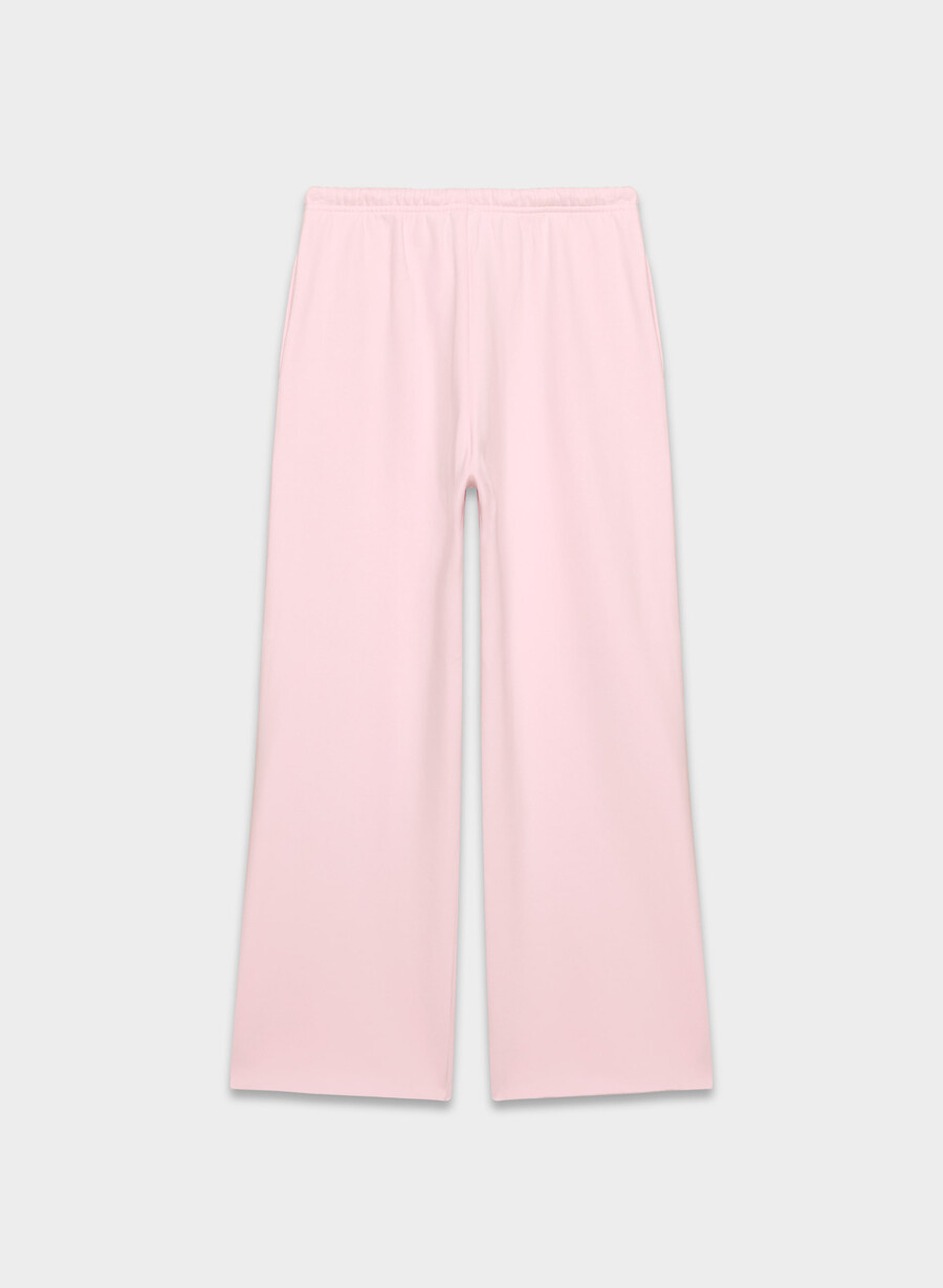 cozy sweatfleece mega flutter sweatpant villa pink
