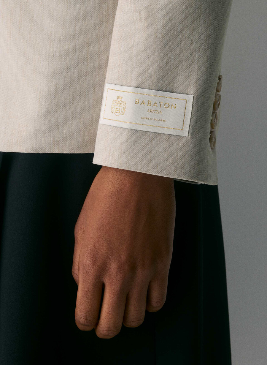 producer blazer - ressential heather matte pearl