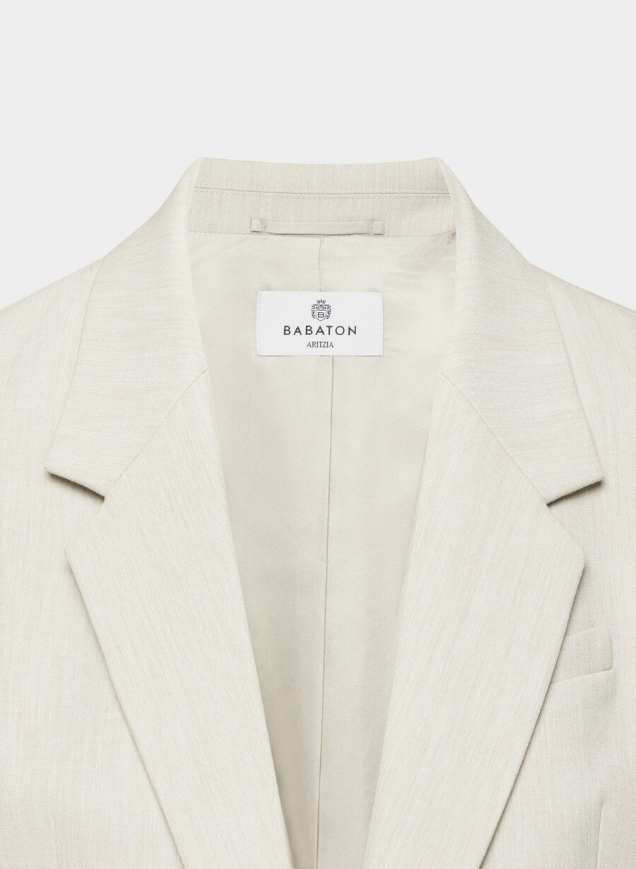 producer blazer - ressential heather matte pearl