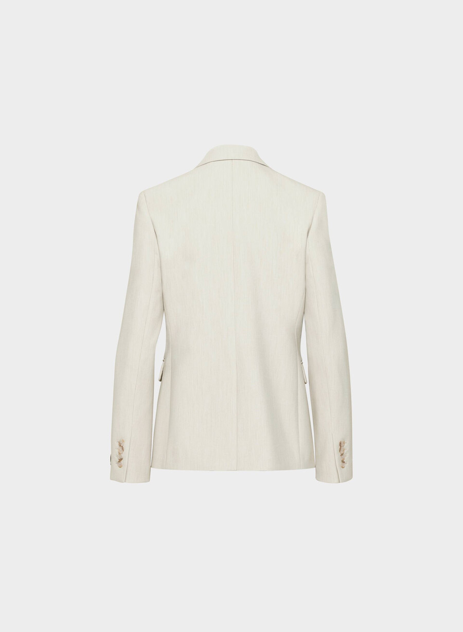 producer blazer - ressential heather matte pearl