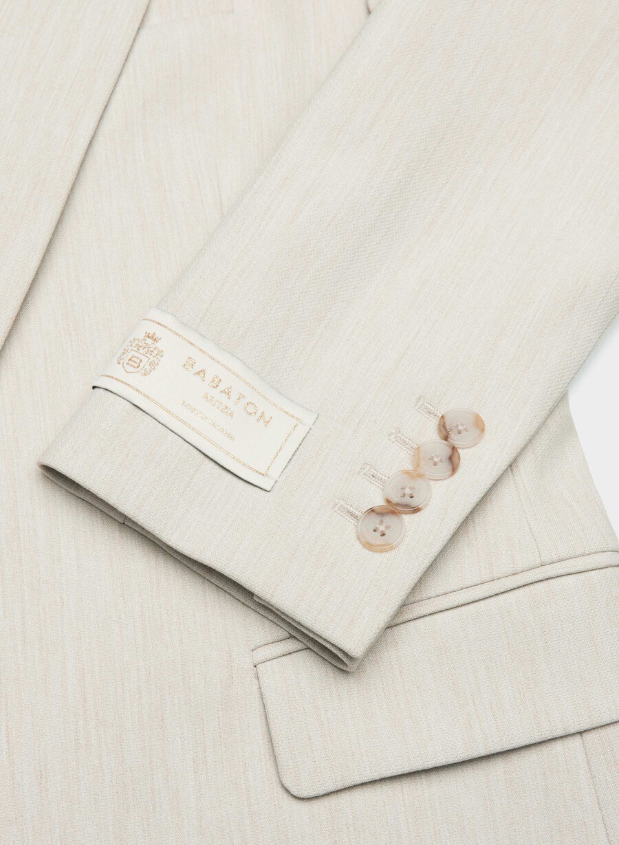 producer blazer - ressential heather matte pearl