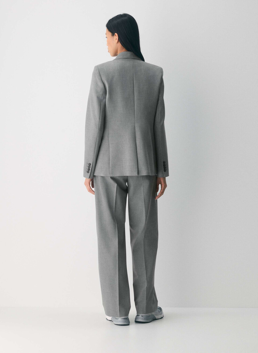 producer blazer - ressential heather dark grey