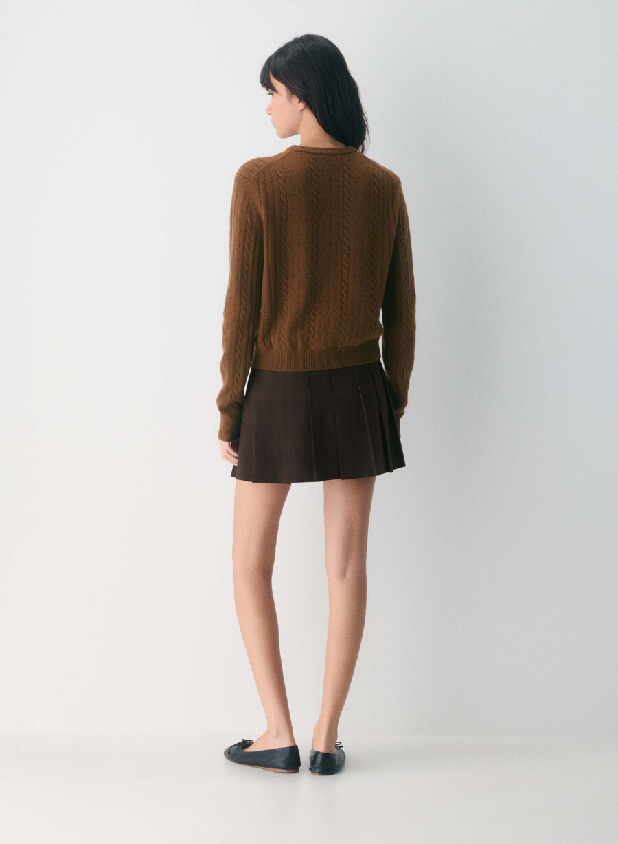 sweetspot cardigan chocolatier brown
