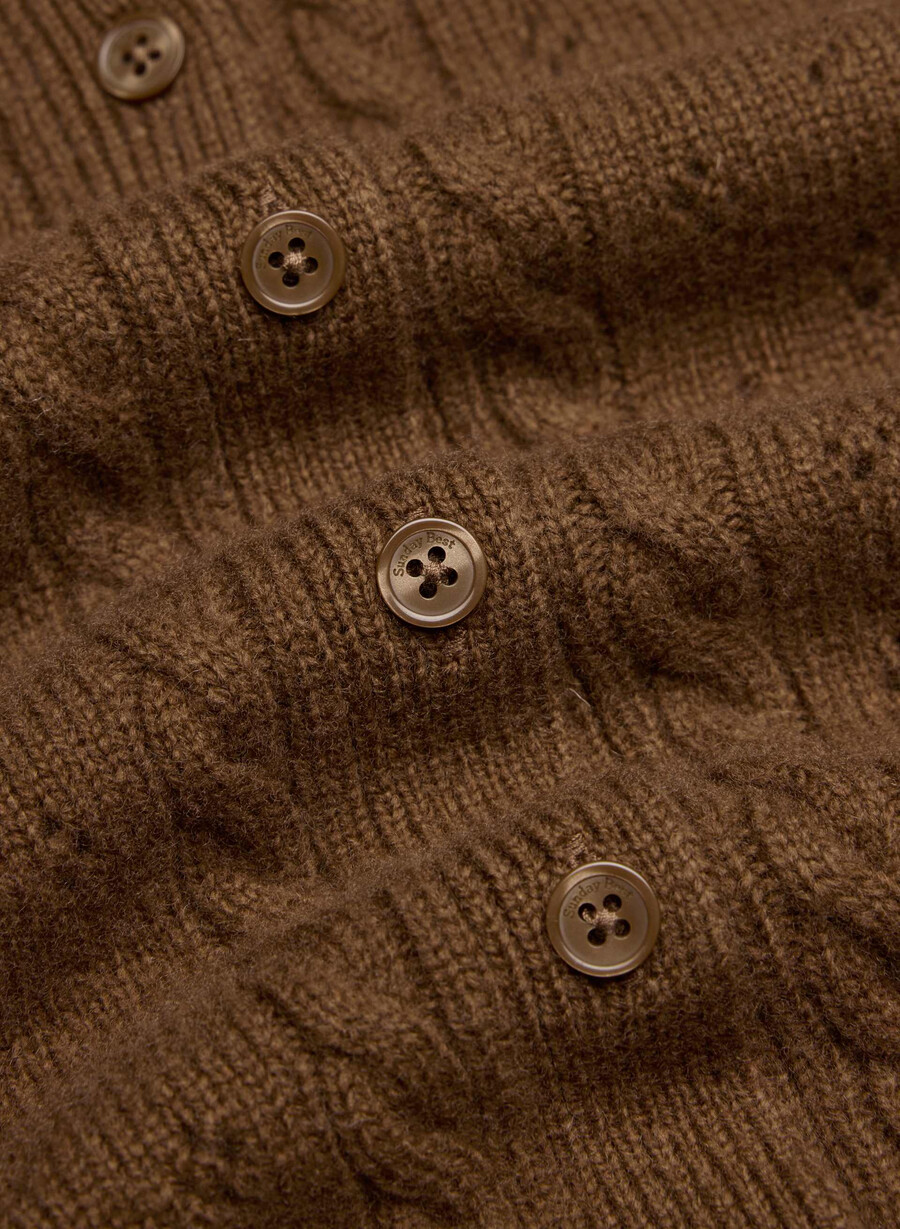 sweetspot cardigan chocolatier brown