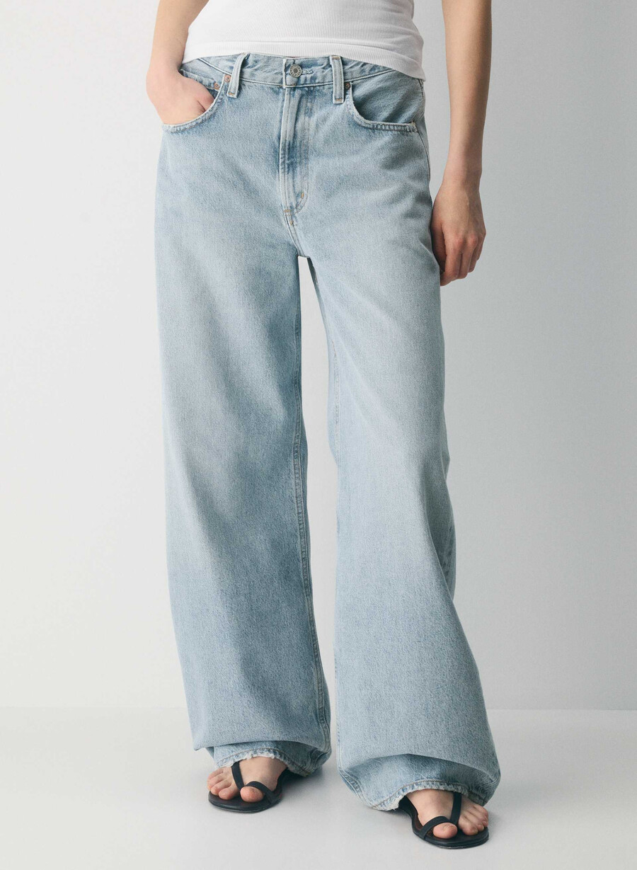 agolde low curve jean force
