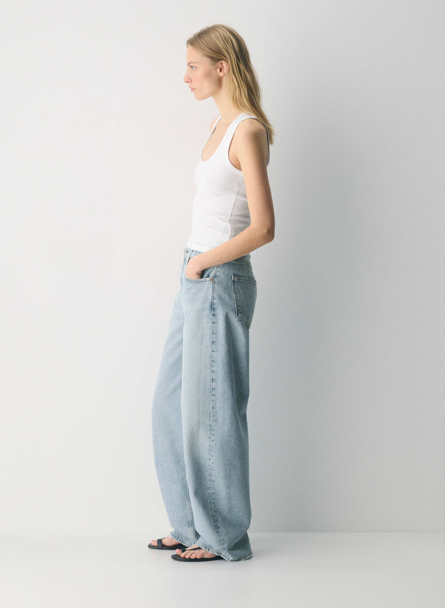 agolde low curve jean force