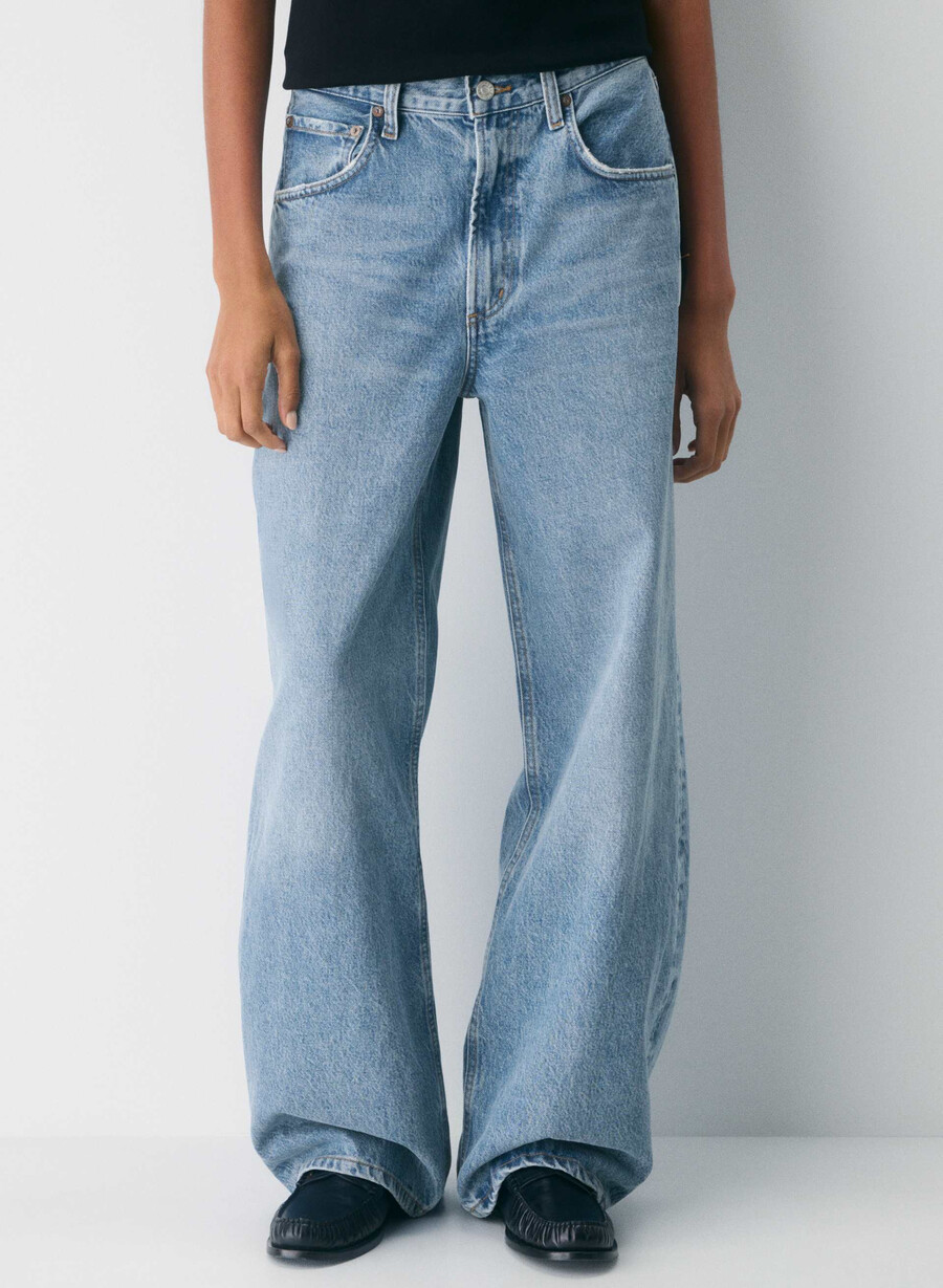 agolde low curve jean fairway