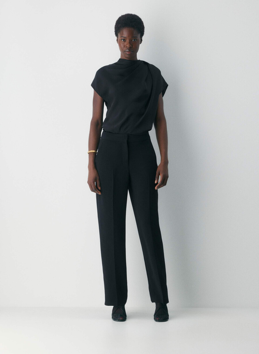 the limitless pant curve-fit - crepette black