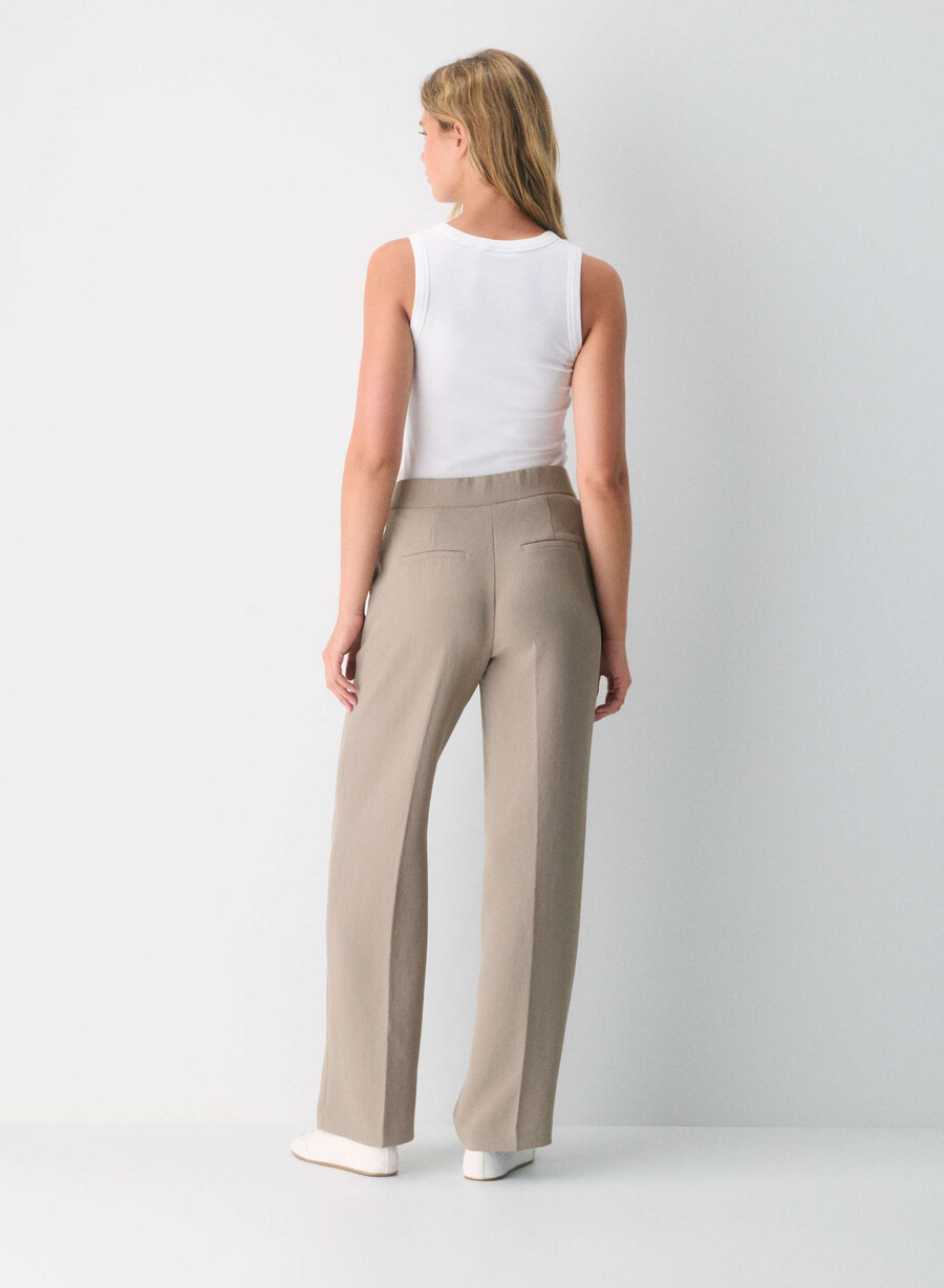 the limitless pant curve-fit - crepette nomad taupe