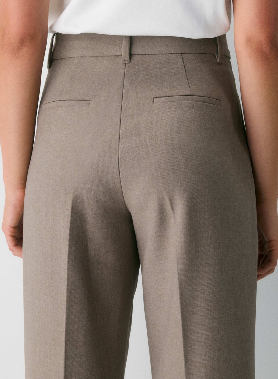 the effortless pant curve-fit - ressential heather nomad taupe