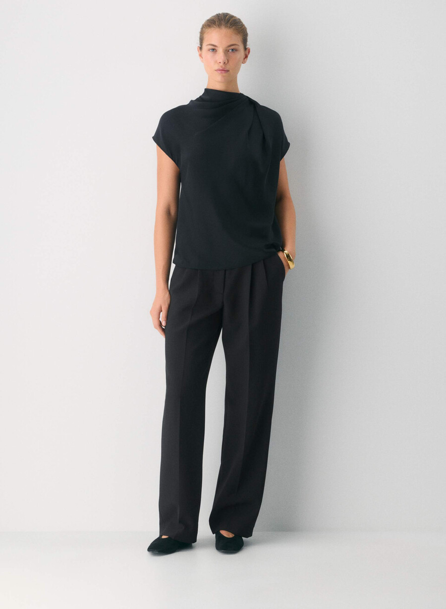the effortless pant curve-fit - ressential heather black