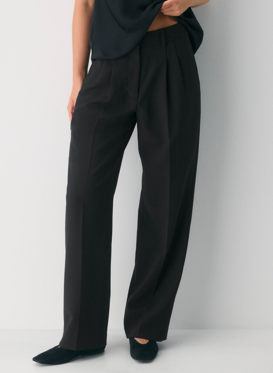 the effortless pant curve-fit - ressential heather black