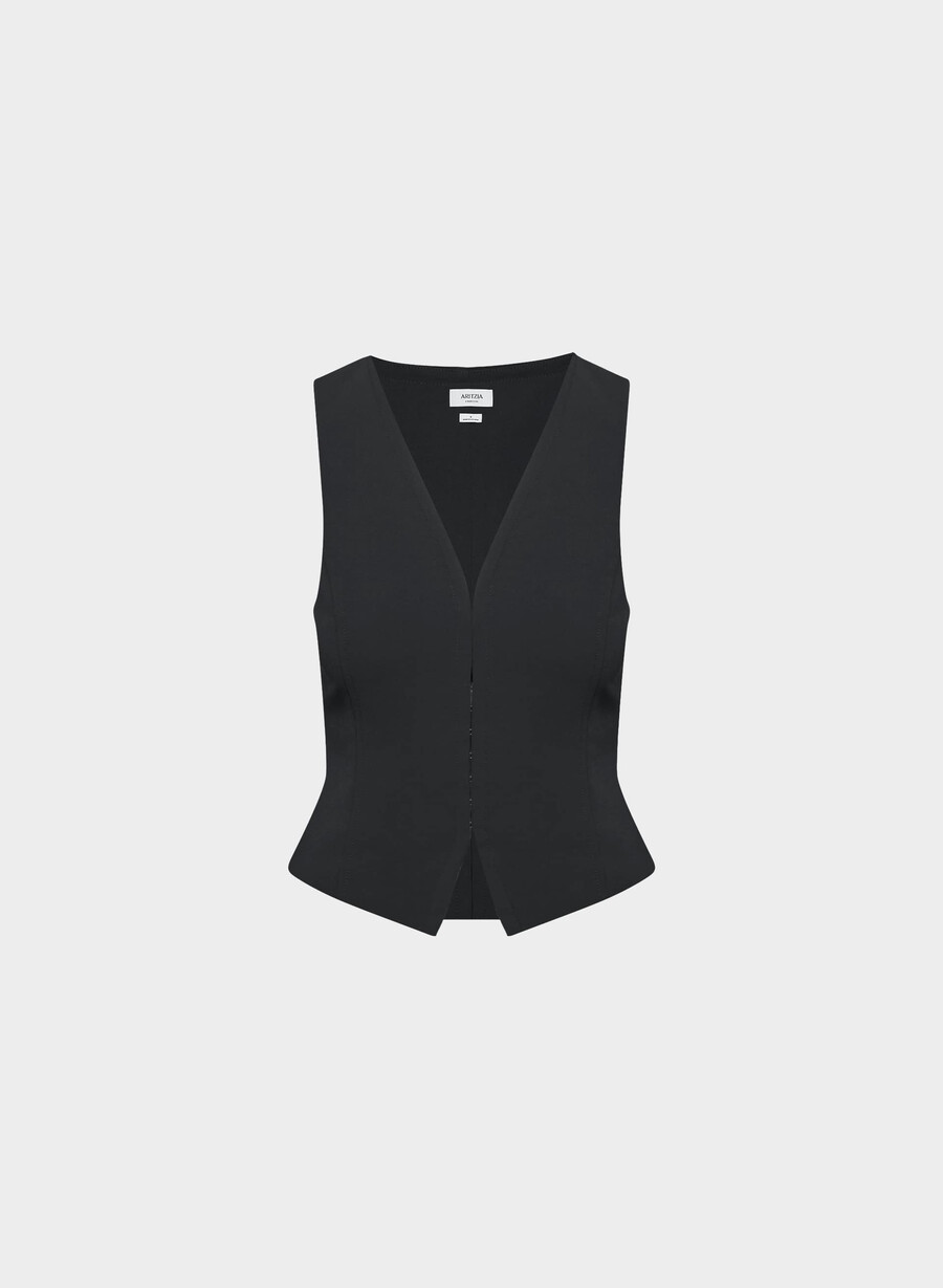 attire vest - crepette black