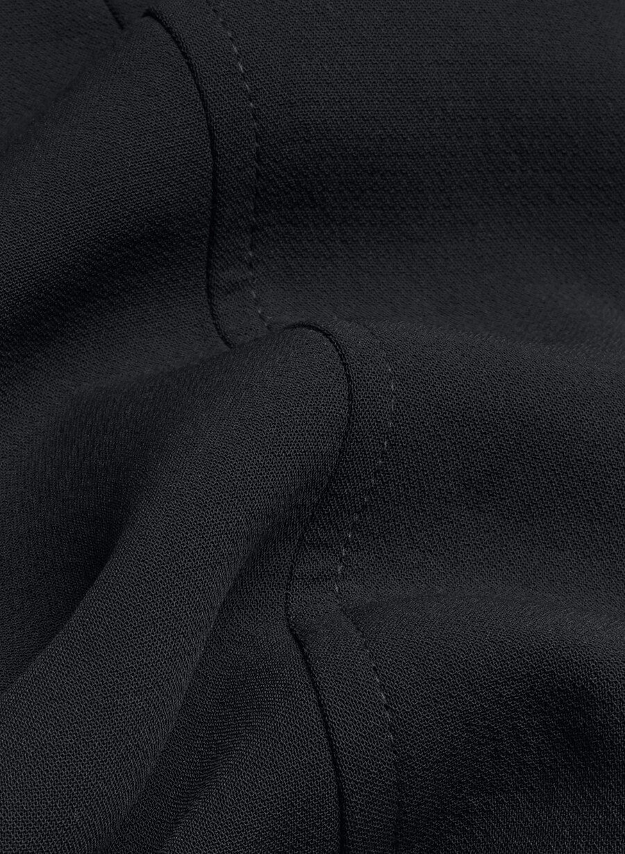attire vest - crepette black
