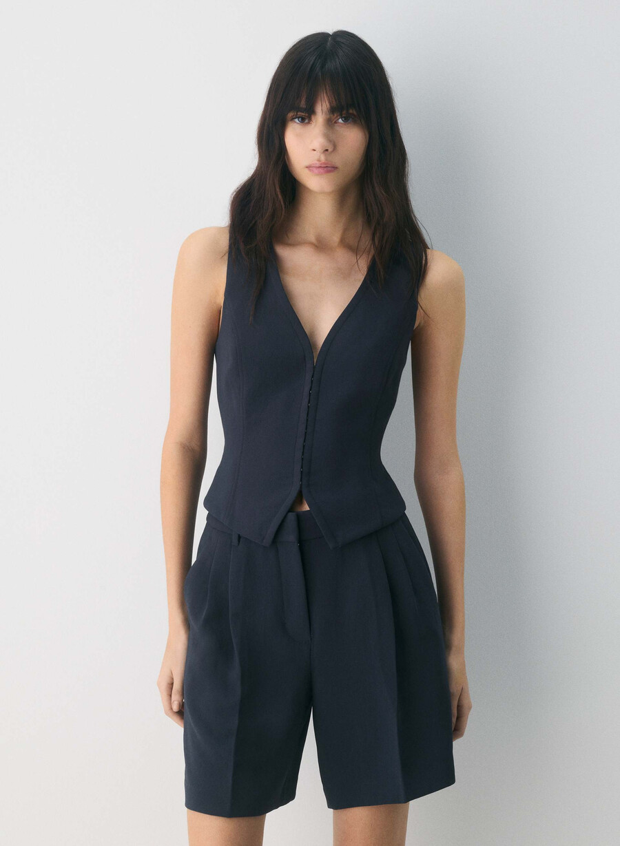 attire vest - crepette dark night navy