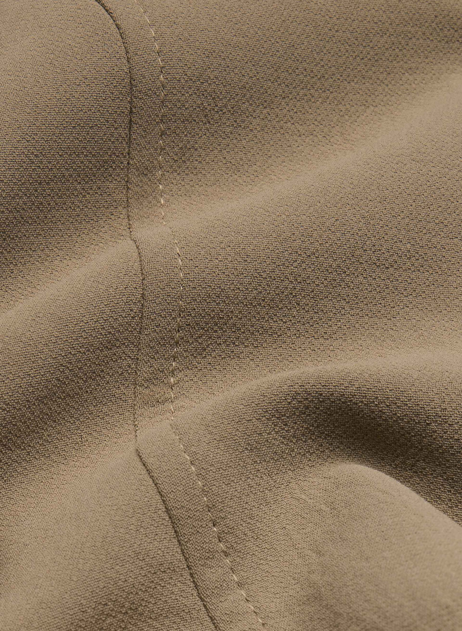 attire vest - crepette folio brown