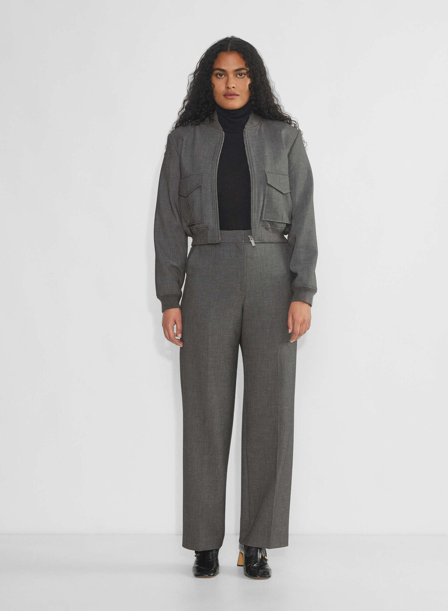 agency curve-fit pant - ressential heather charcoal