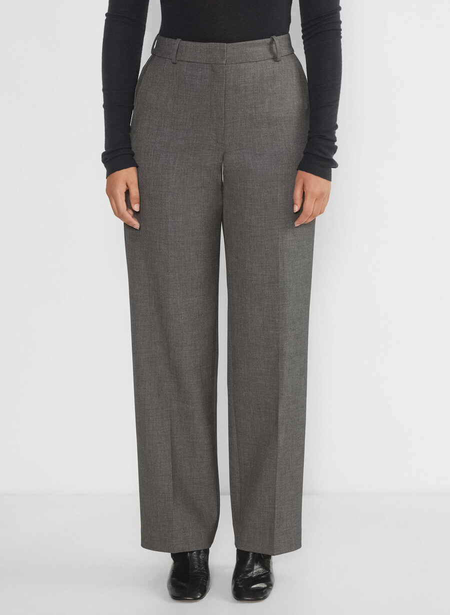 agency curve-fit pant - ressential heather charcoal