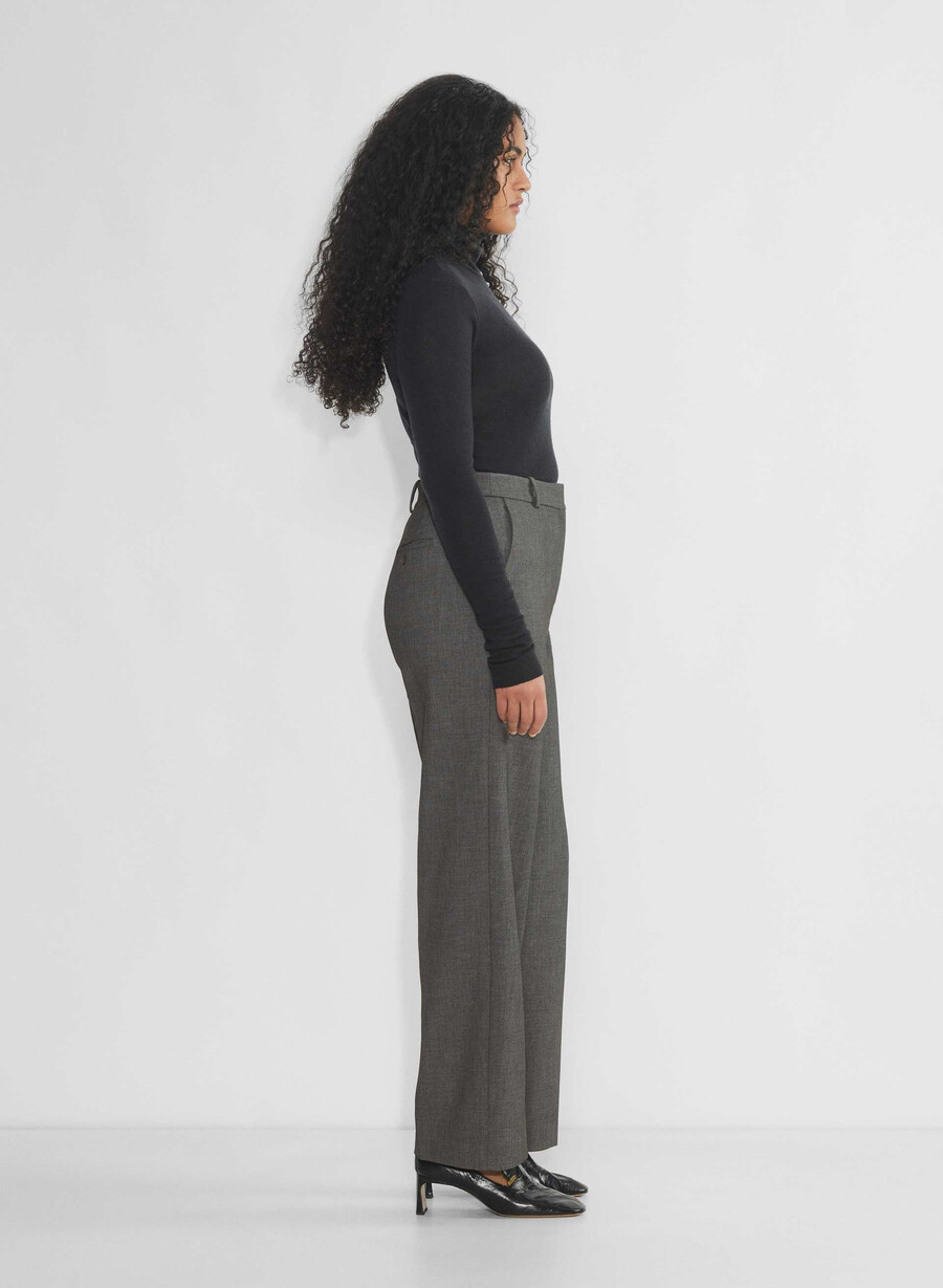 agency curve-fit pant - ressential heather charcoal