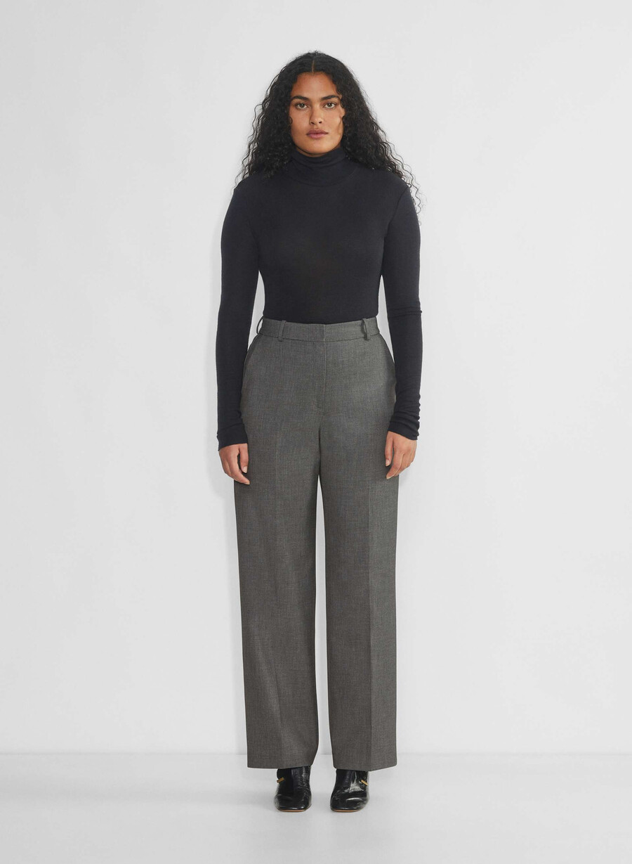 agency curve-fit pant - ressential heather charcoal
